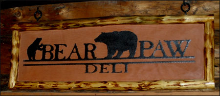 bear paw deli sign