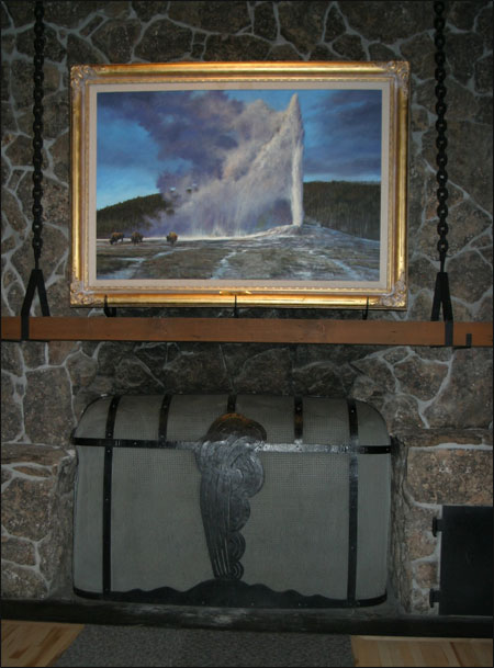 old faithful firescreen